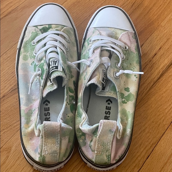 EUC Woman’s Size 9 M Converse Multicolor~Camouflage/Pink Slip On Canvas Sneakers - Picture 1 of 12